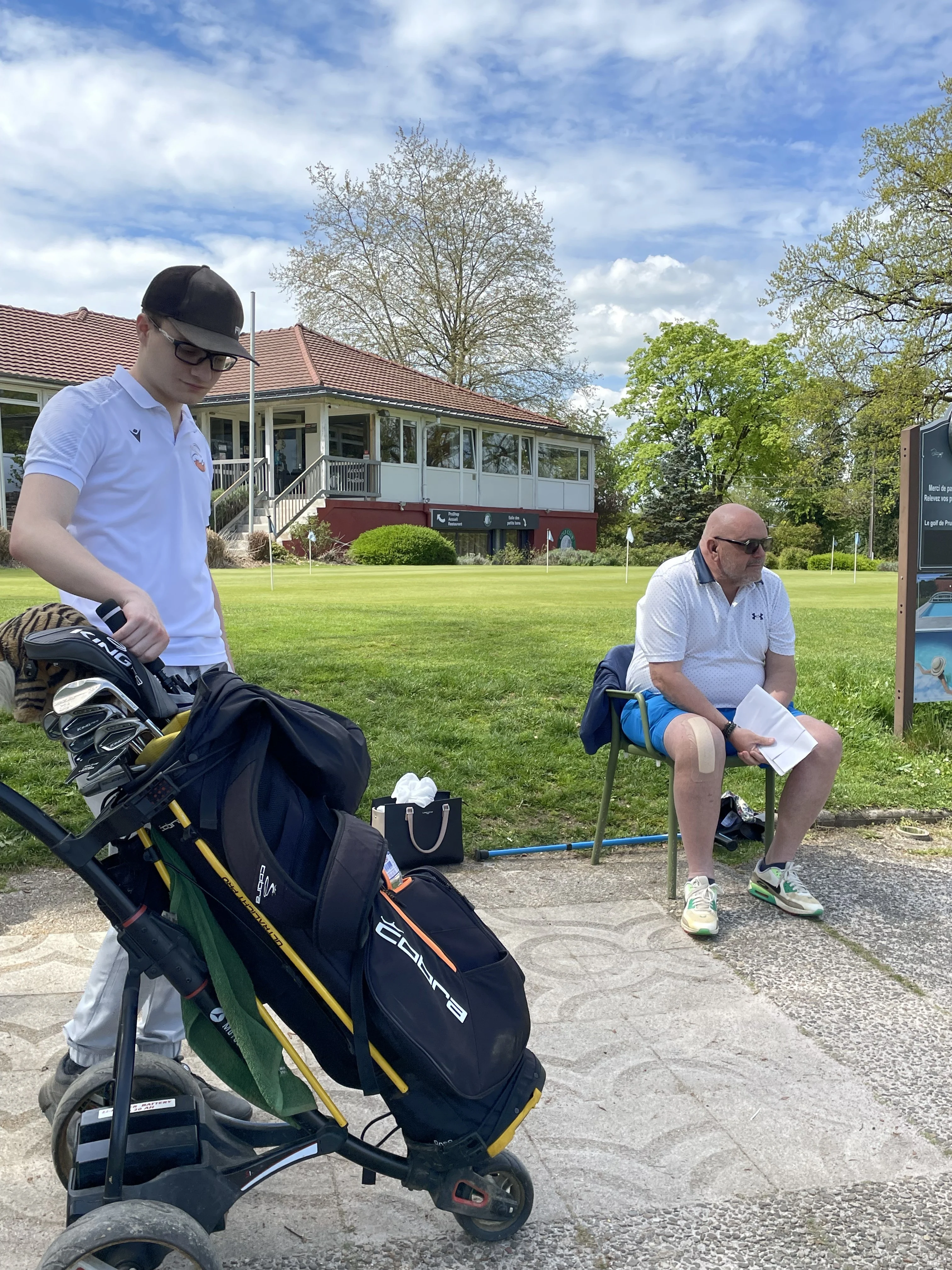 Prépa au départ avec starter PB et TBM