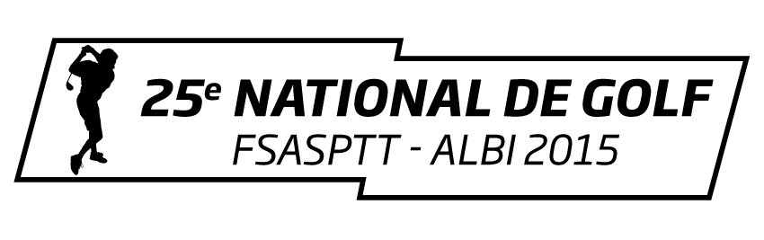 Logo 25e national golf fsasptt albi 2015 2